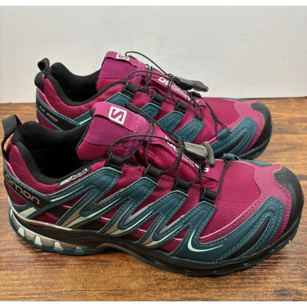 Salomon XA Pro 3D Womens Size 6.5 Mountain Trail Ortholite Hiking Trail Shoe EUC